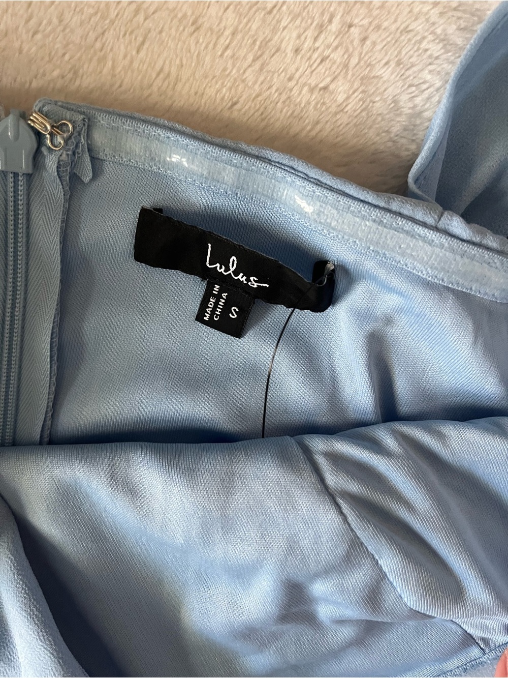 Lulus Magical Magnetism Light Blue Off-the-Shoulder
Maxi Dress - Picture 10 of 12